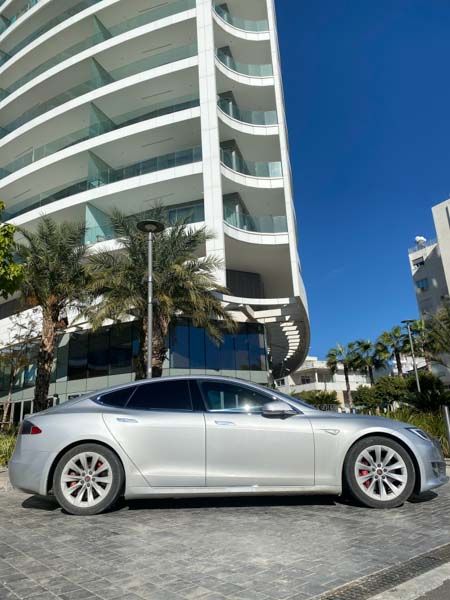 Interior of Tesla Model S